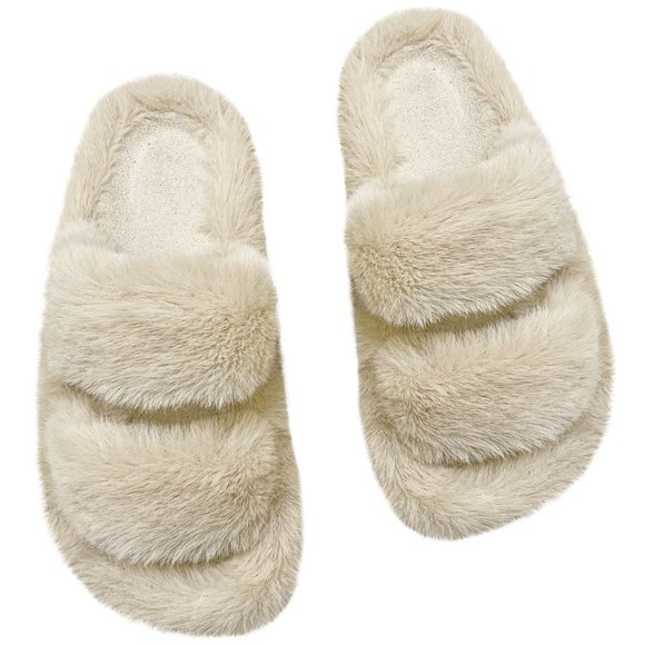 B. Encore Slippers for Woman. Soft Indoor Outdoor Open Toe Winter Slippers - Picture 4 of 5